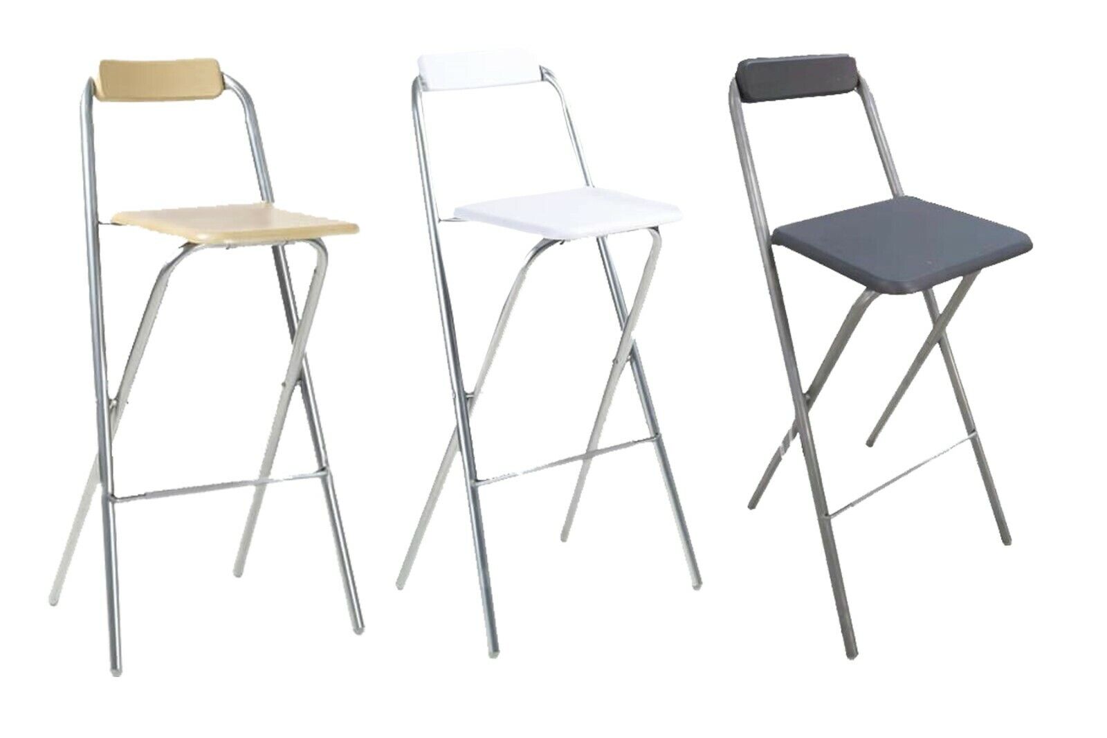 Folding Stool Chair For Breakfast Home Kitchen Office School Cafe Use